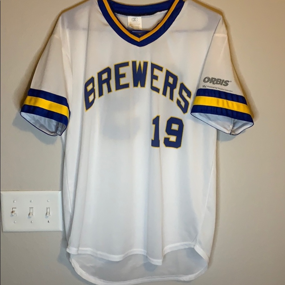Milwaukee Brewers Yount Jersey Medium Unisex